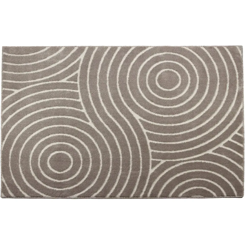 Rhythm Sculpt Rug - Cream, Polypropylene