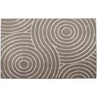 Rhythm Sculpt Rug - Cream, Polypropylene