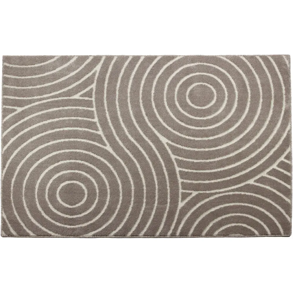 Rhythm Sculpt Rug - Cream, Polypropylene