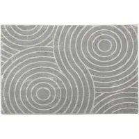 Rhythm Sculpt Rug - Grey, Polypropylene