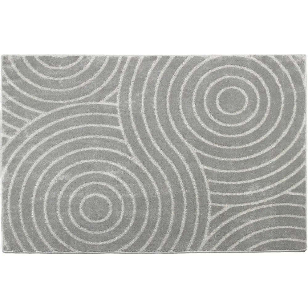 Rhythm Sculpt Rug - Grey, Polypropylene image