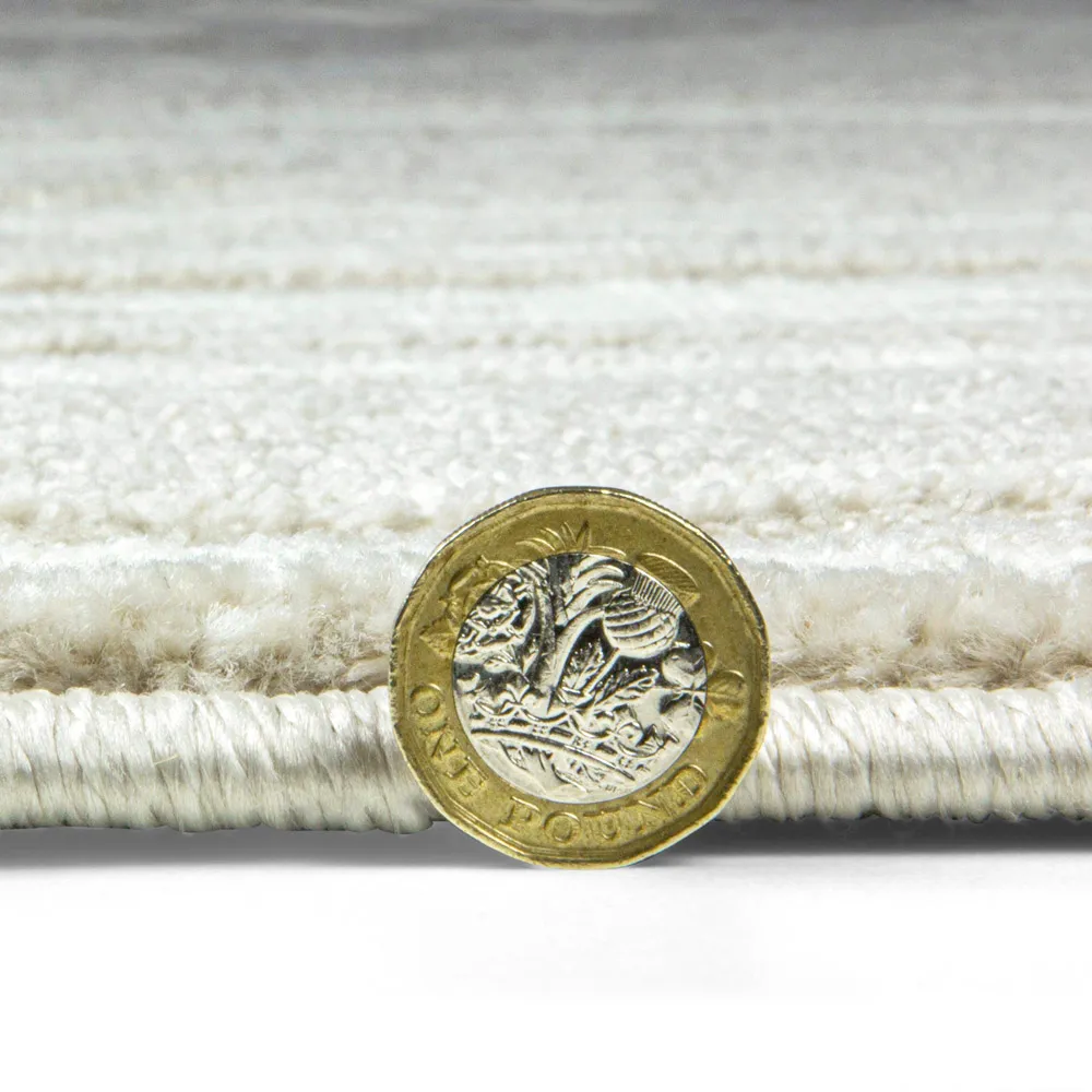 Rhythm Willow Rug 120 x 170cm - Cream, Polypropylene