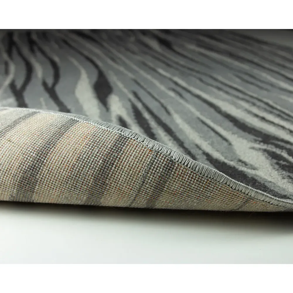 Rhythm Willow Rug 160 x 230cm - Grey, Polypropylene