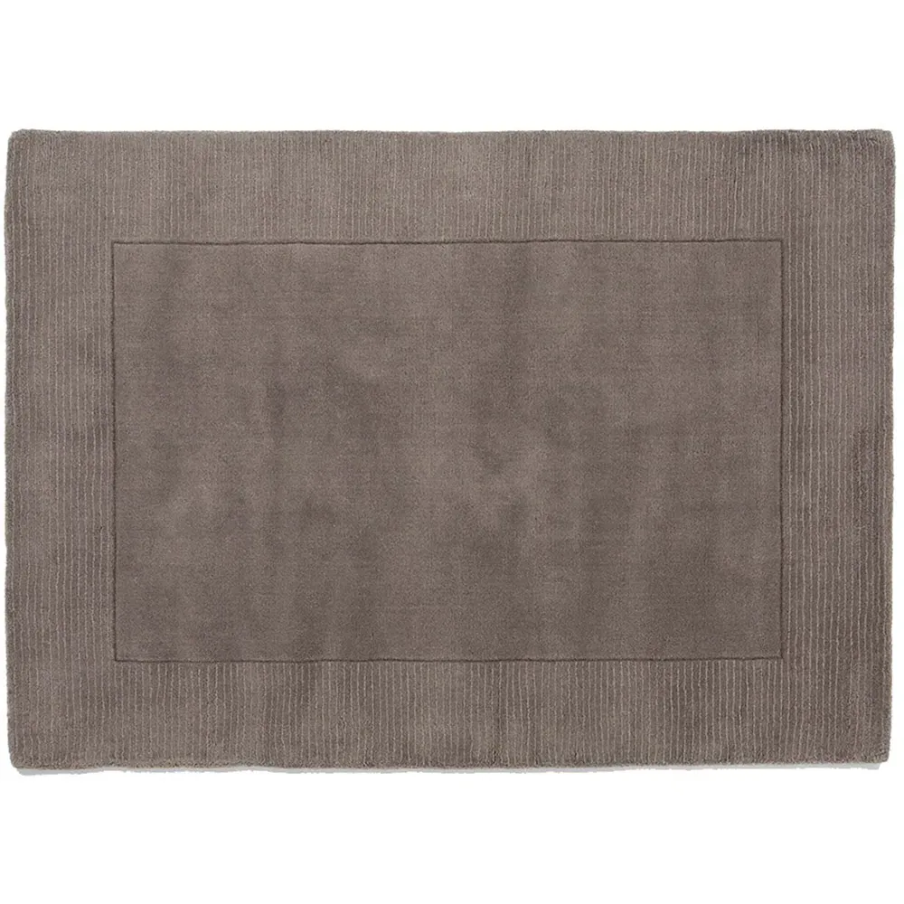 Esme Hand-Carved Rug - Grey, Wool image