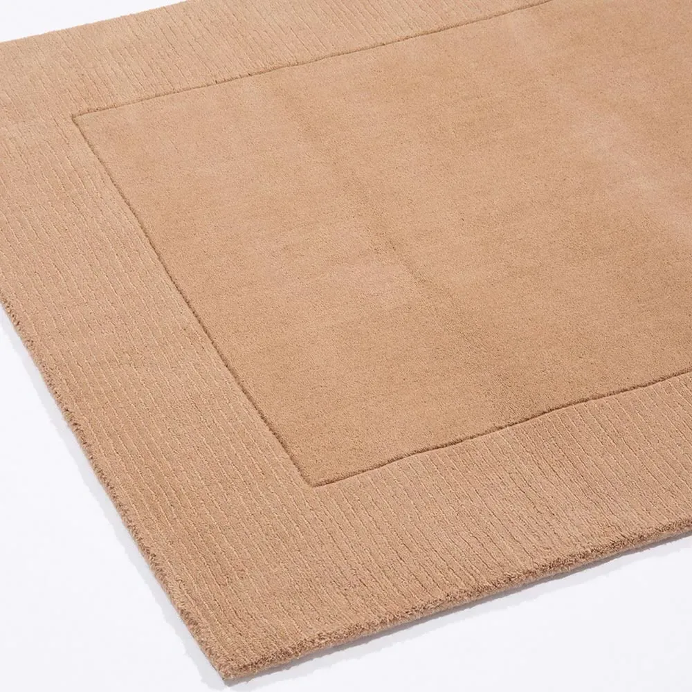 Esme Hand-Carved Wool Rug 160x230cm - Taupe