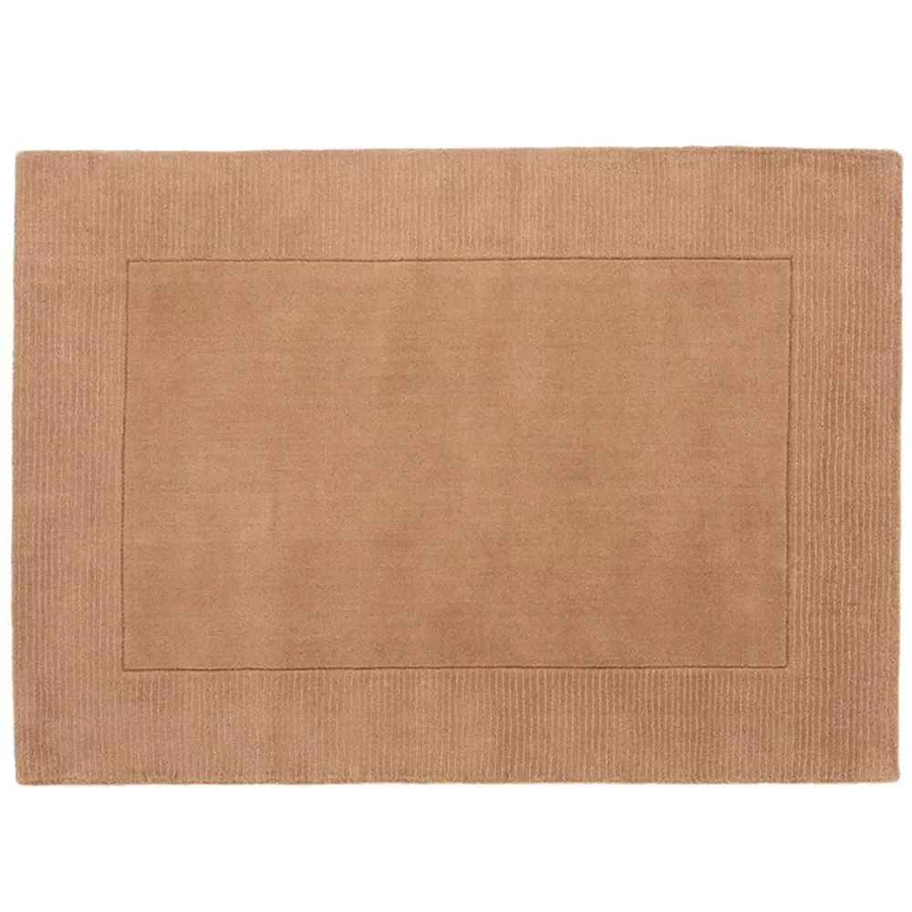 Esme Hand-Carved Wool Rug 160x230cm - Taupe