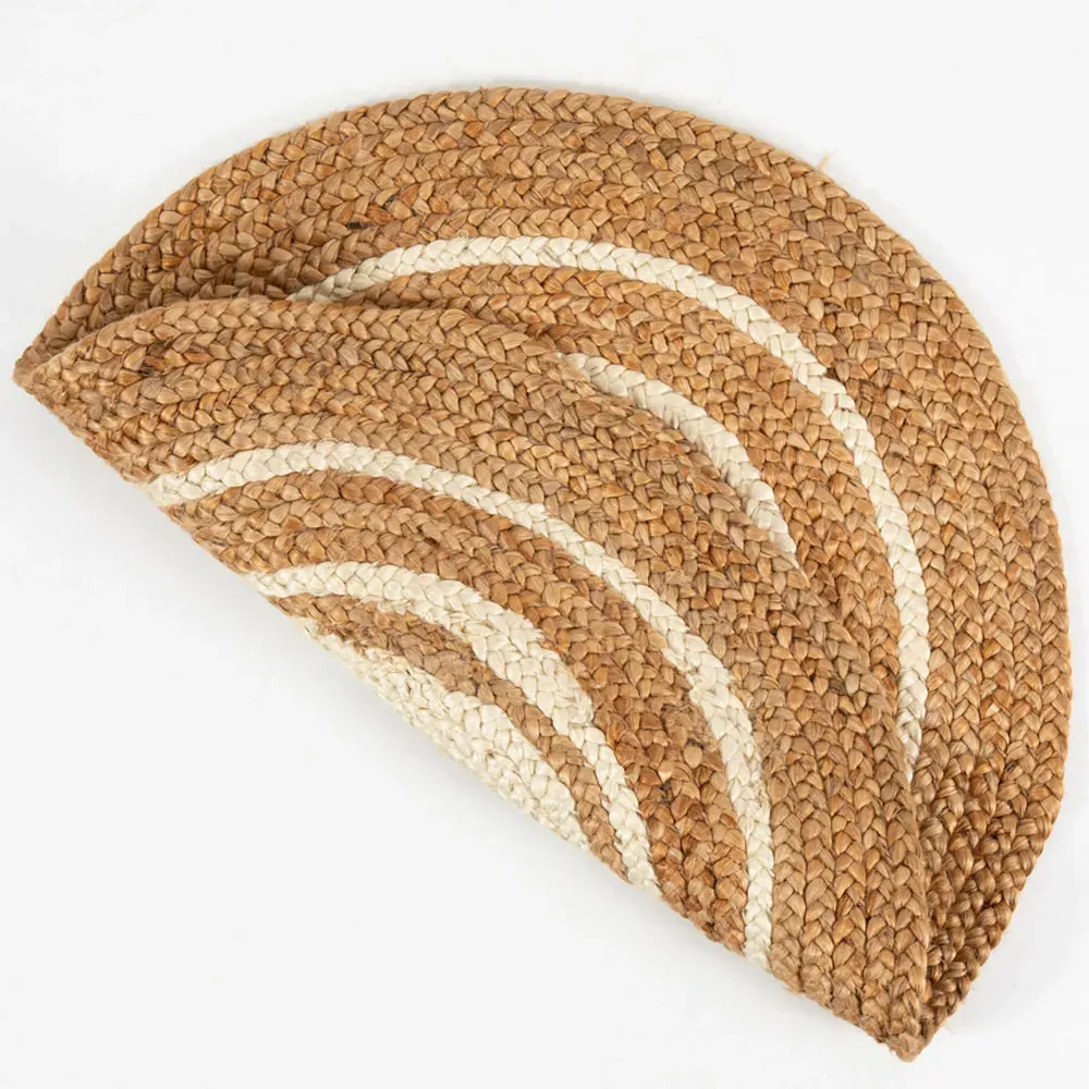 Altrincham Round Jute Rug - Brown