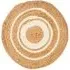 Altrincham Round Jute Rug - Brown