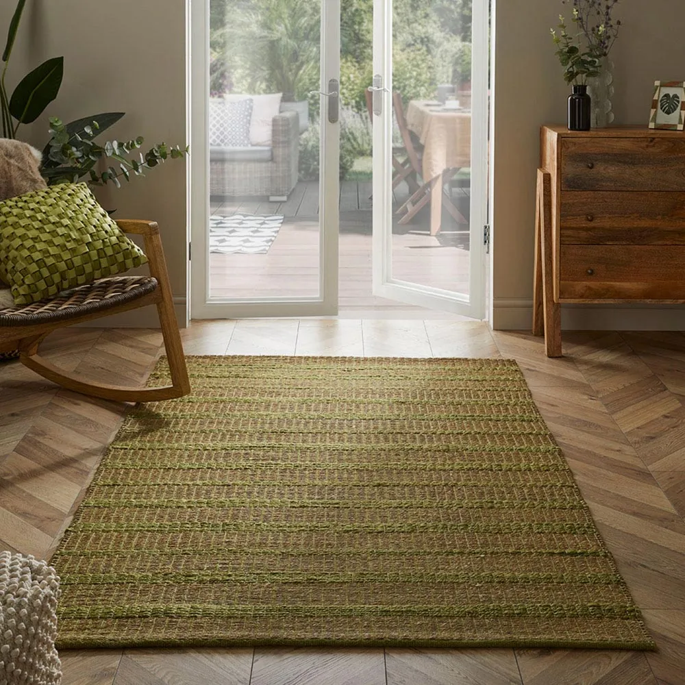 Ancoats Jute Rug - Green