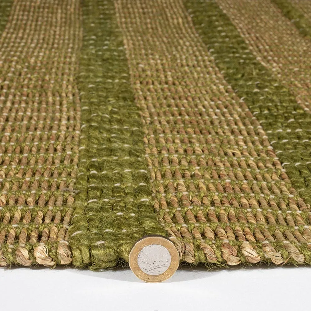 Ancoats Jute Rug - Green