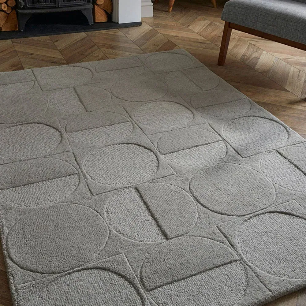 Arabella Wool Rug - Grey
