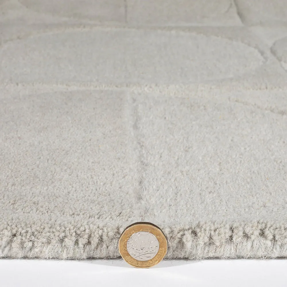 Arabella Wool Rug - Grey