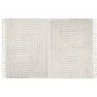 Arctic Maze Rug - Natural Grey, Polypropylene