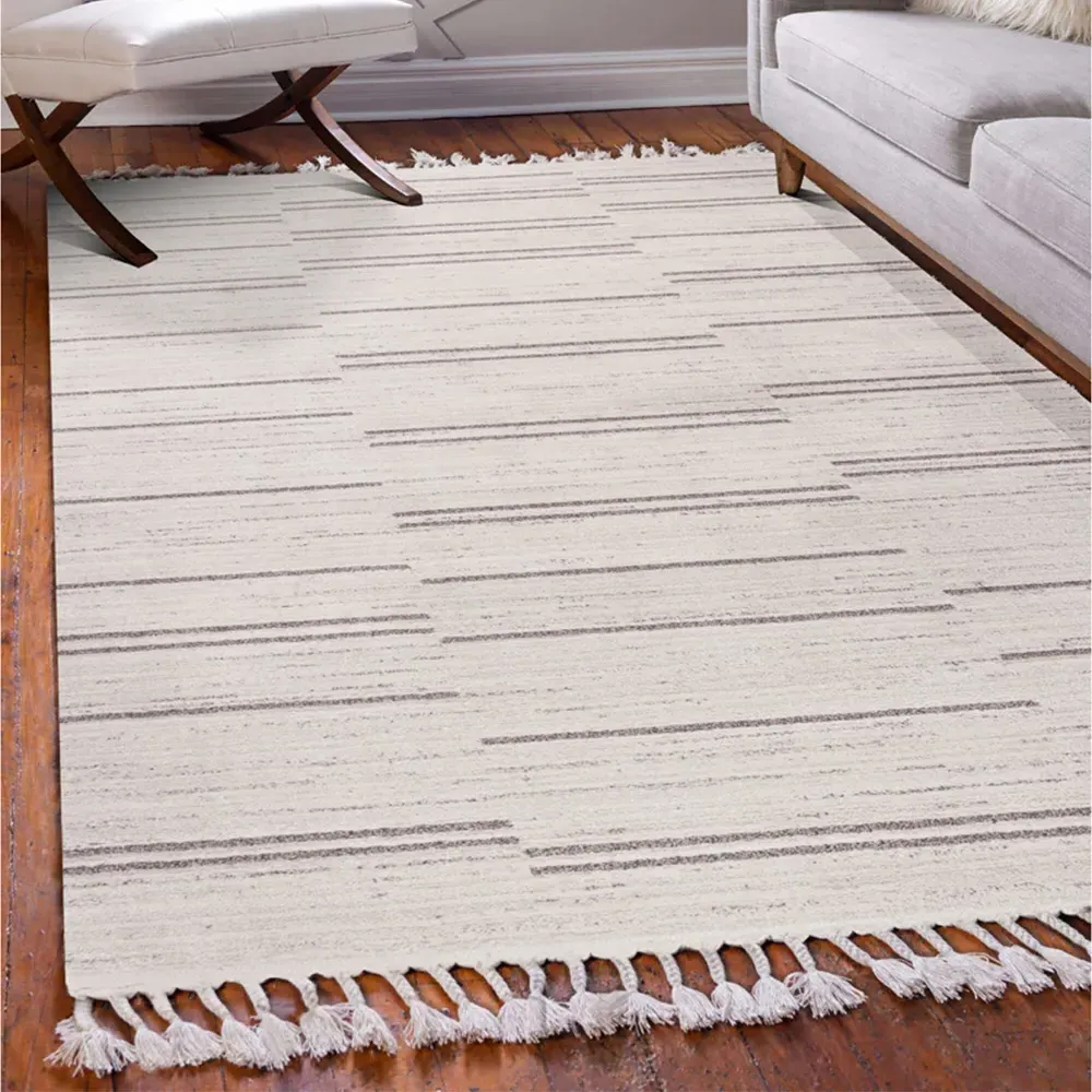 Arctic Vista Rug - Natural, Grey