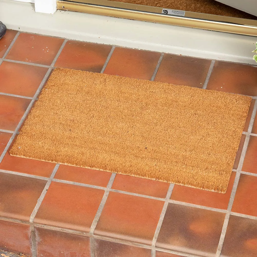 Astley Natural Coir Doormat - Brown