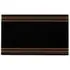 Astley Striped Coir Doormat - Black