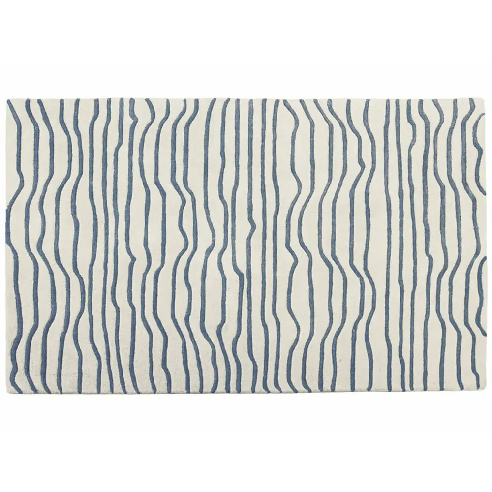 Aura Dune Area Rug - Blue, Wool image