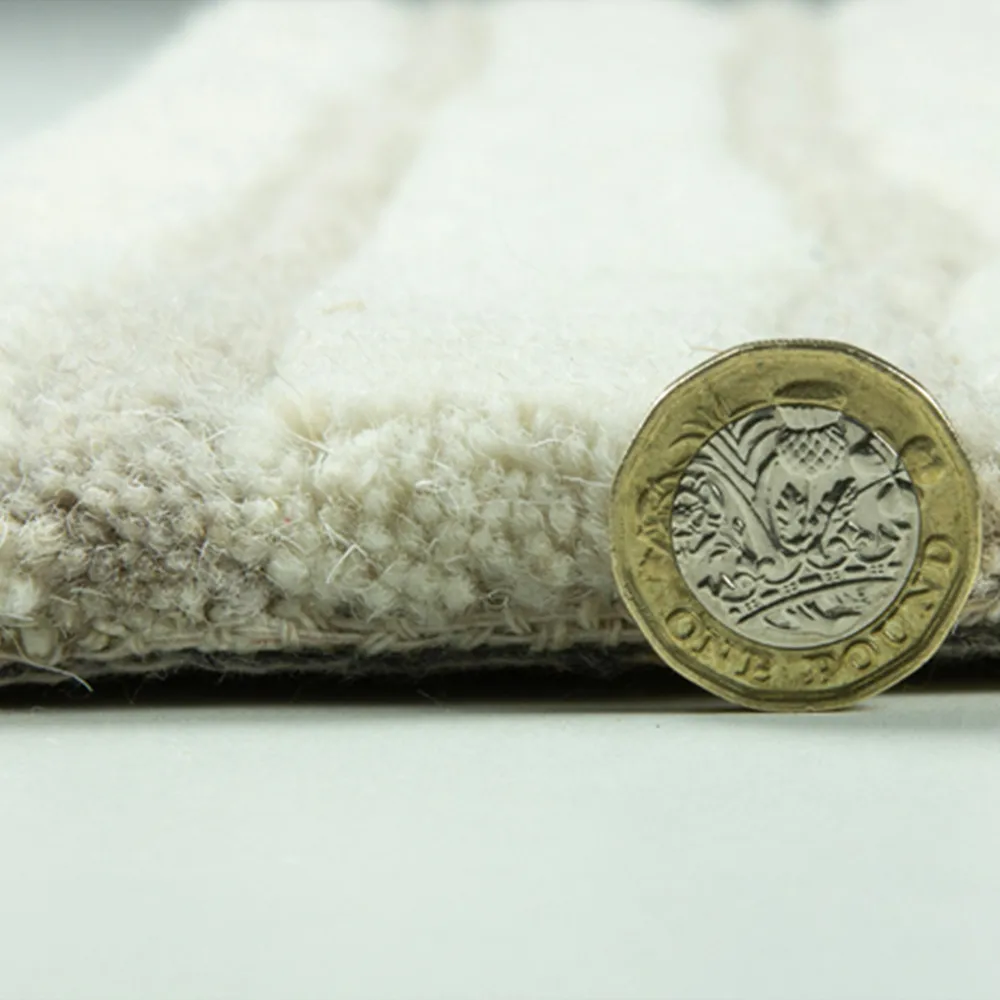 Aura Dune Rug - Cream, Wool