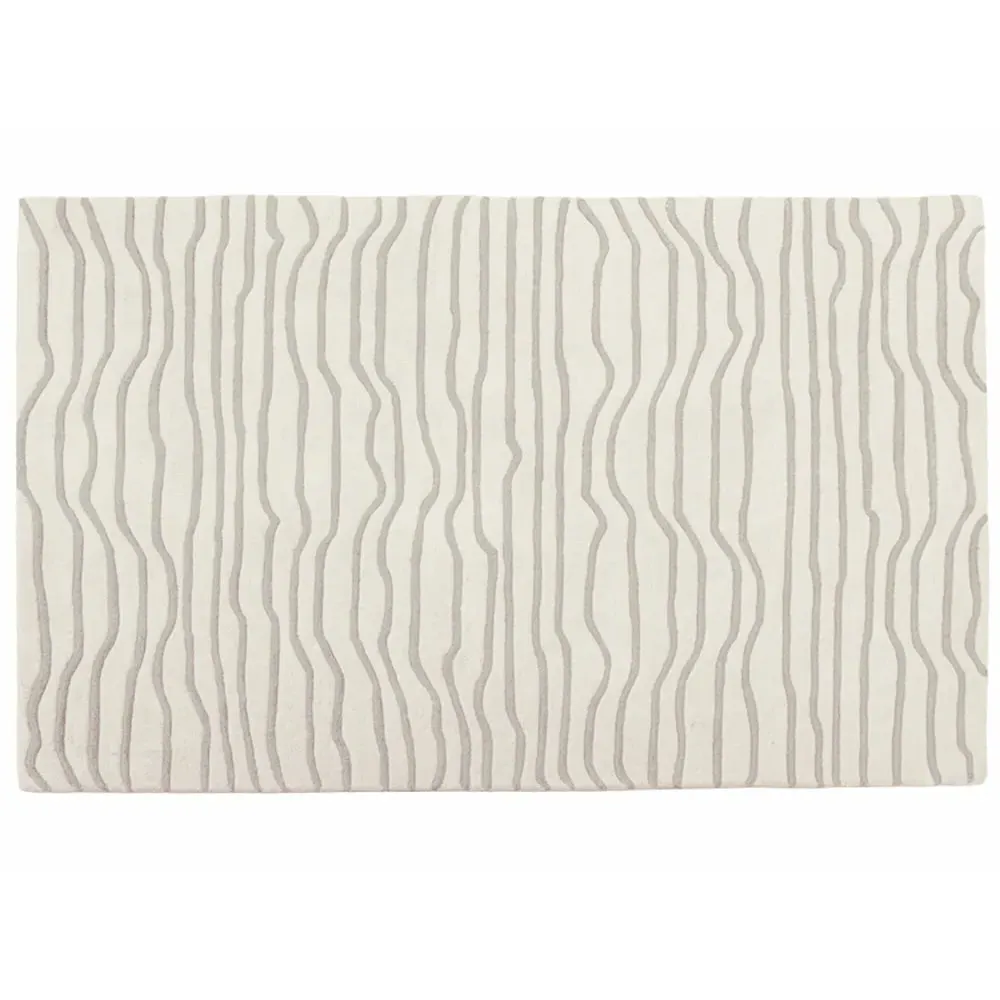 Aura Dune Rug - Cream, Wool
