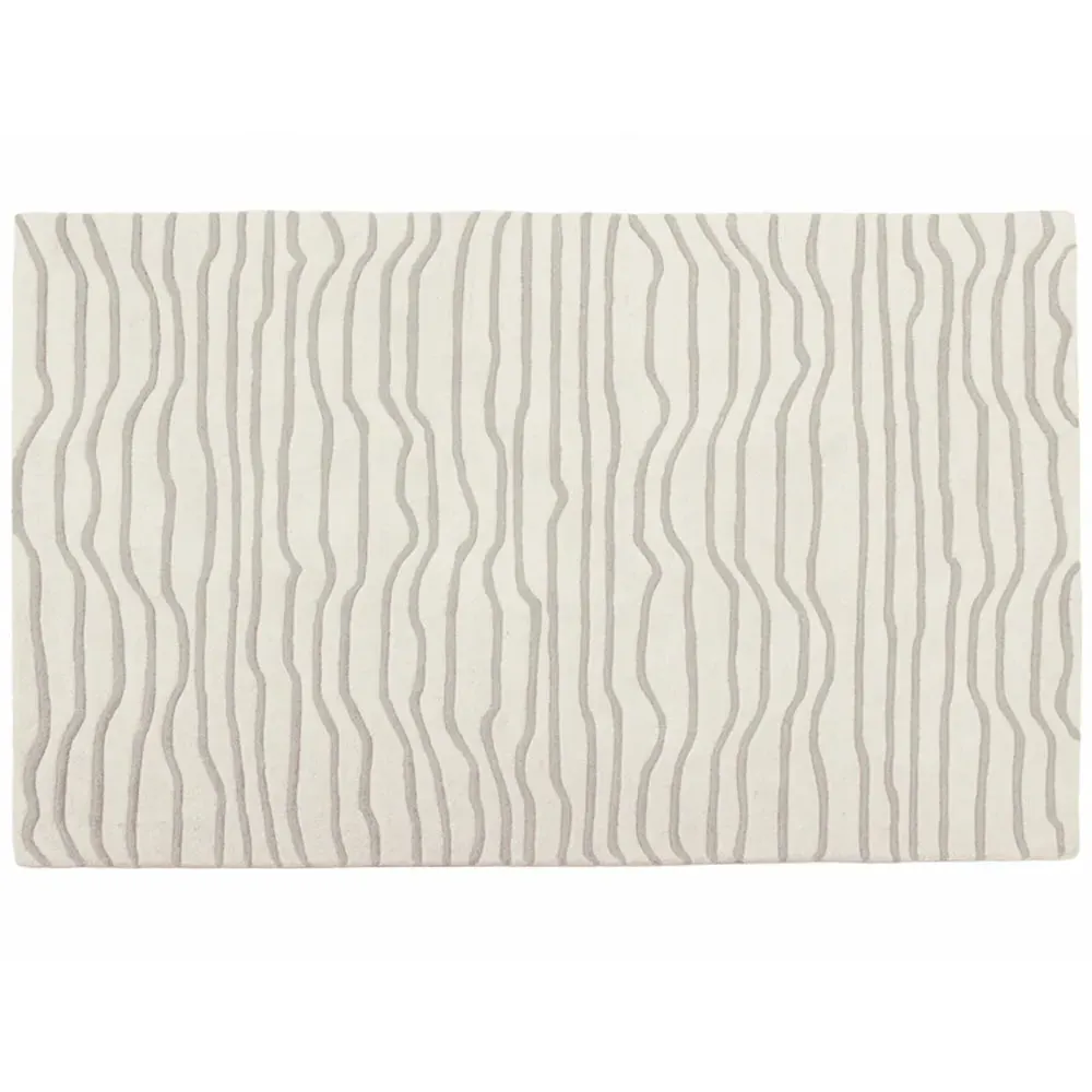 Aura Dune Rug - Cream, Wool image