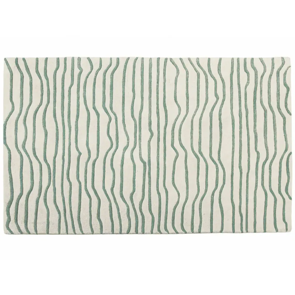 Aura Dune Rug - Green, Wool image