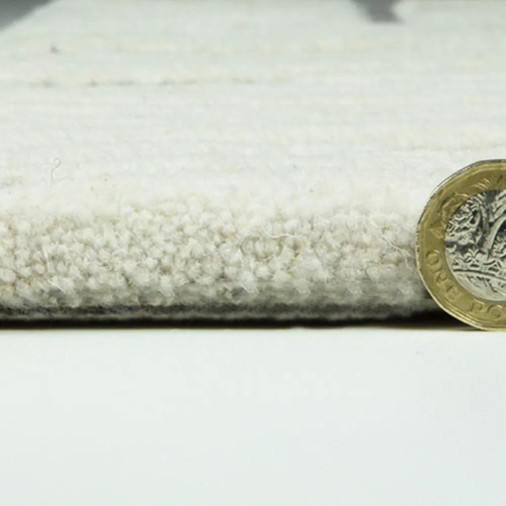 Aura Starburst Area Rug - Natural, Wool