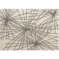 Aura Starburst Large Area Rug - Natural, Wool