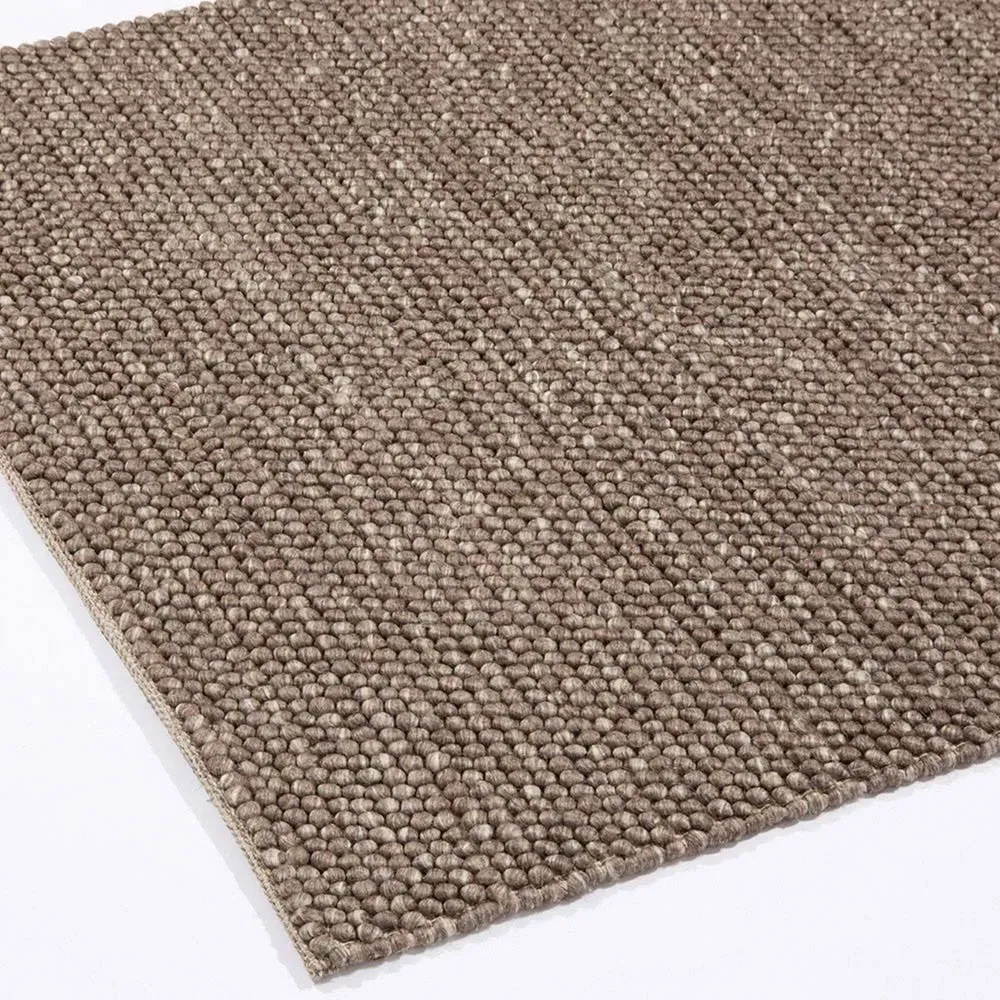 Delilah 120x170cm Wool Rug - Taupe