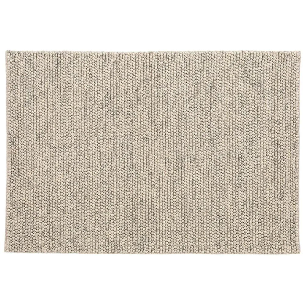 Delilah Pebble Rug - Cream, Wool
