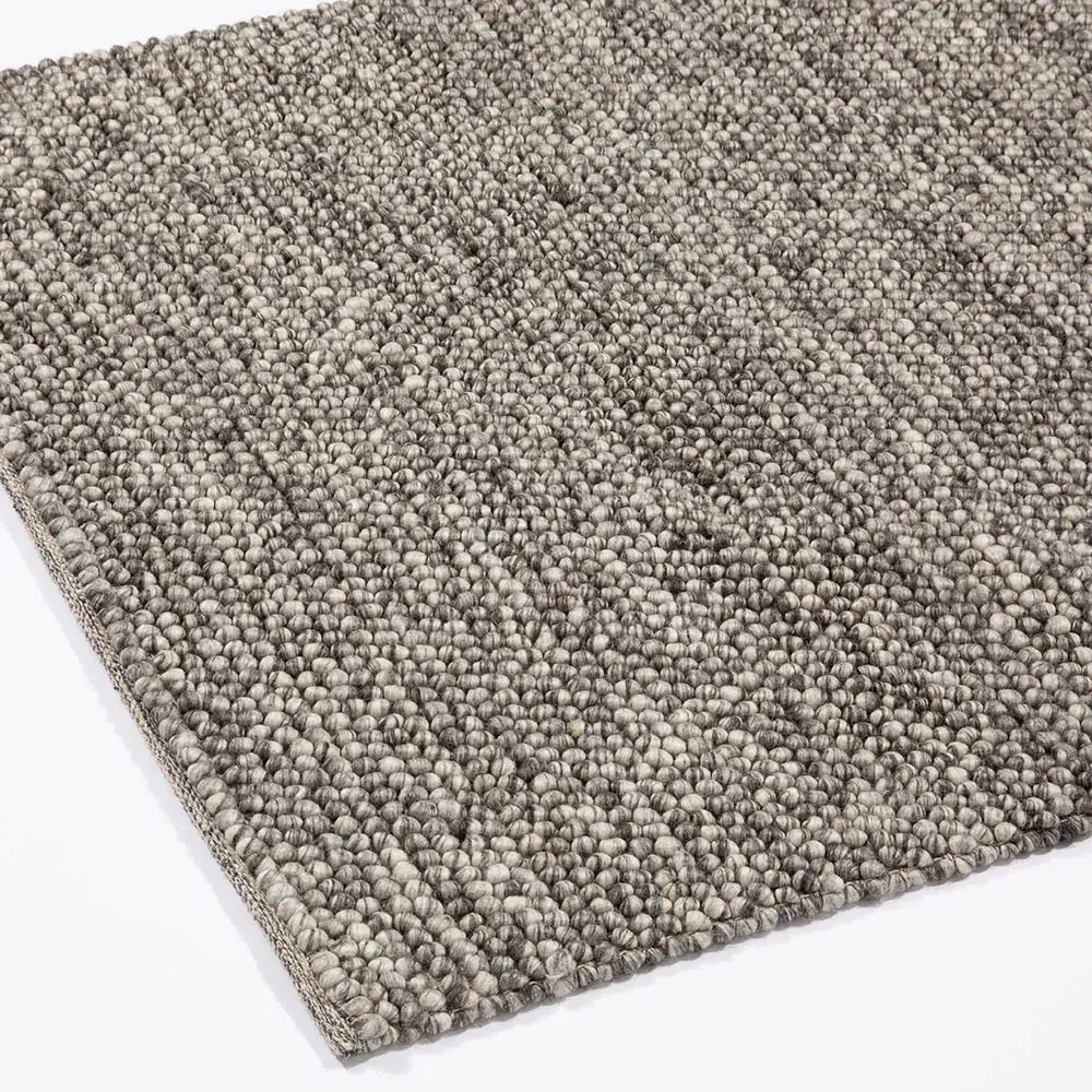 Delilah Pebble Rug - Grey, Wool