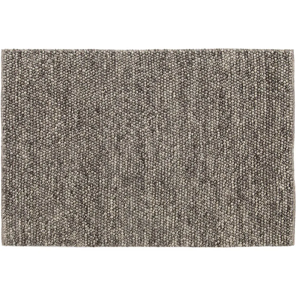 Delilah Pebble Rug - Grey, Wool