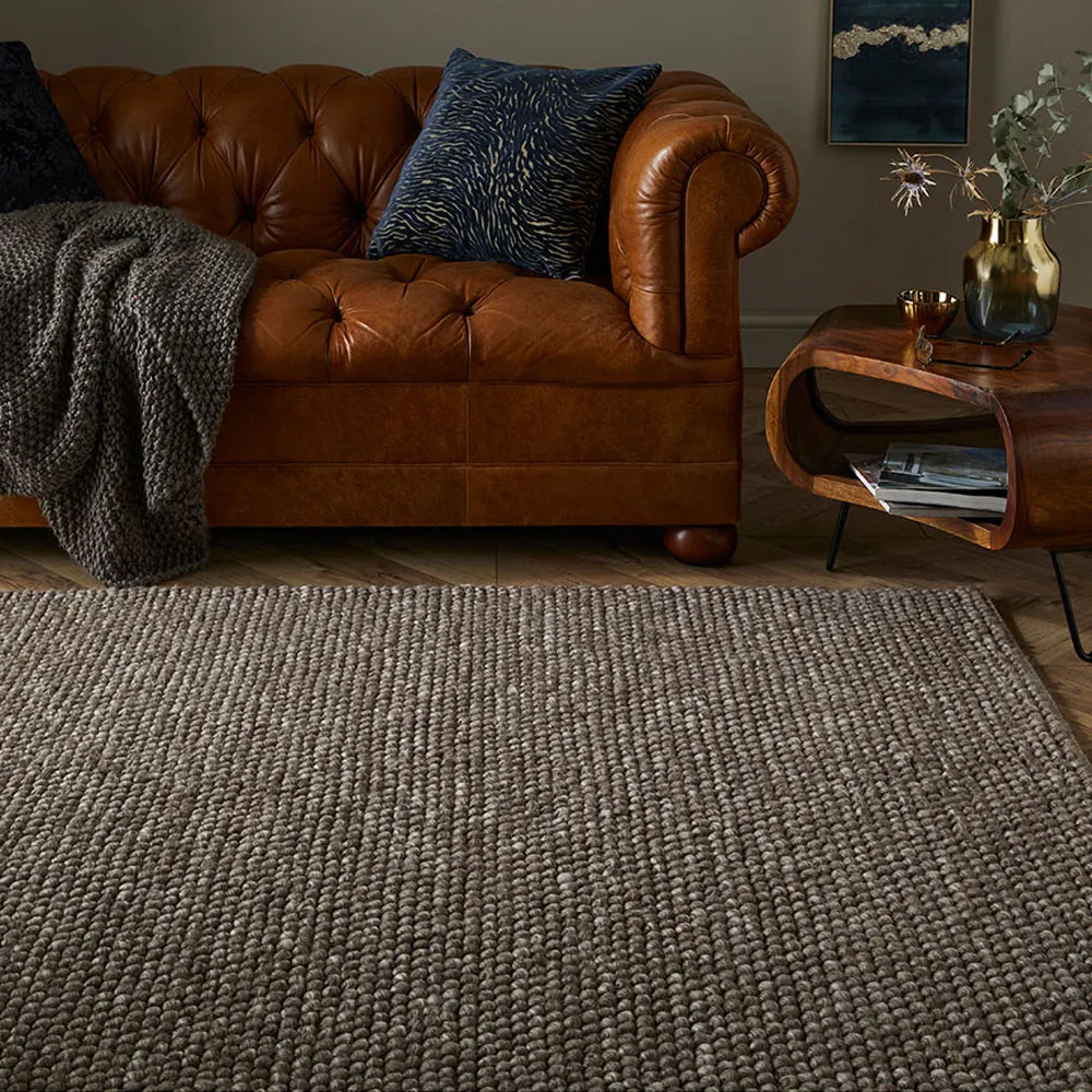 Delilah Pebble Rug - Taupe, Wool