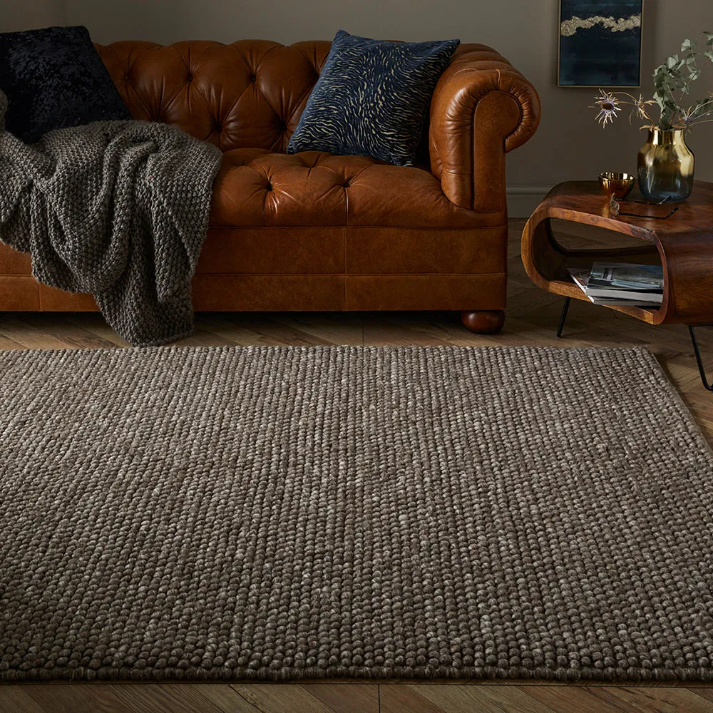 Delilah Pebble Rug - Taupe, Wool