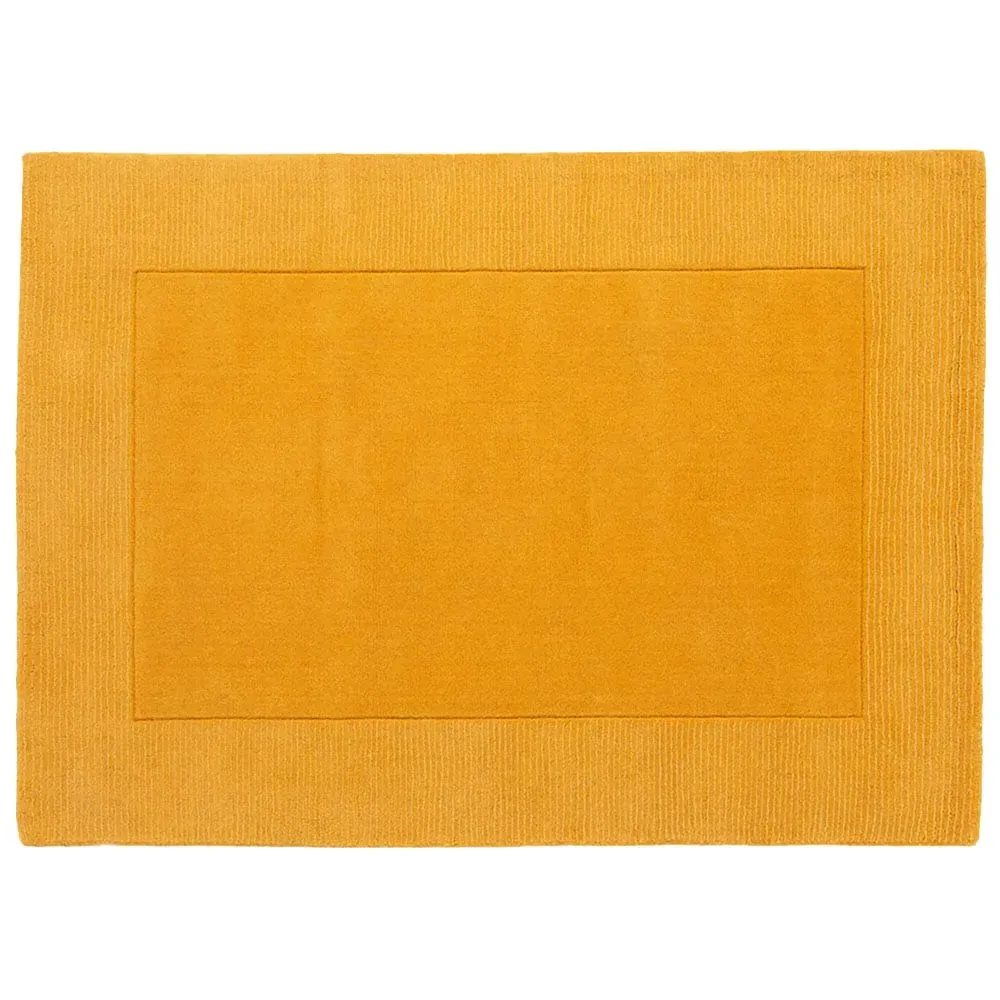 Esme Ochre Wool Rug - Yellow, Wool image