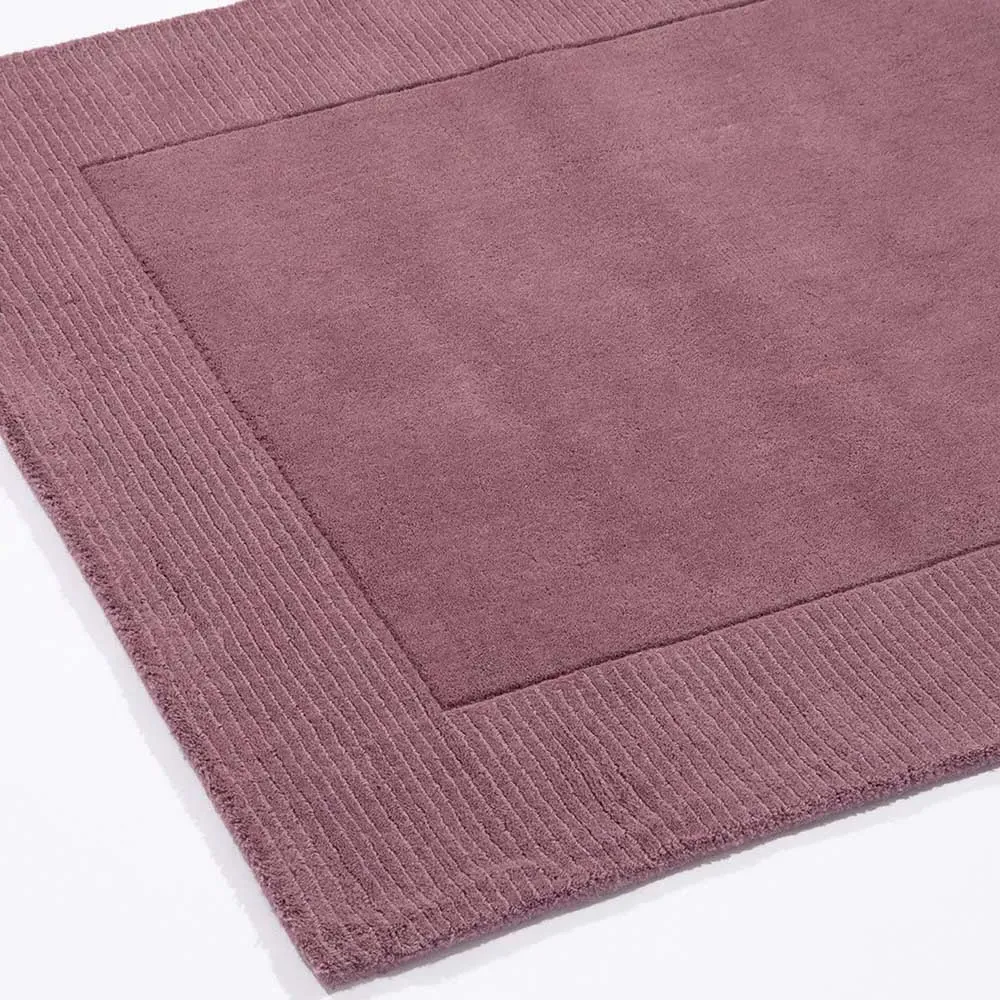 Esme Wool Rug 80x150cm - Mauve