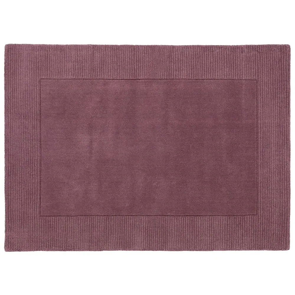 Esme Wool Rug 80x150cm - Mauve
