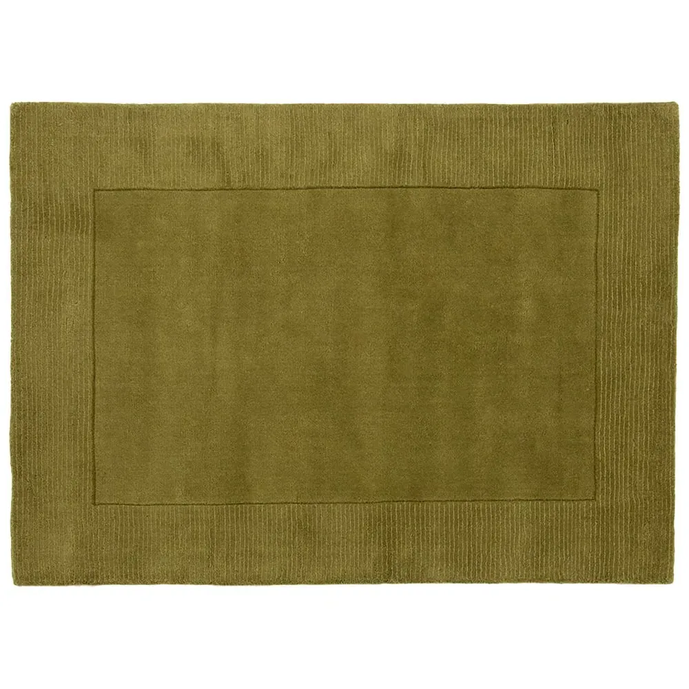 Esme Wool Rug 80x150cm - Olive
