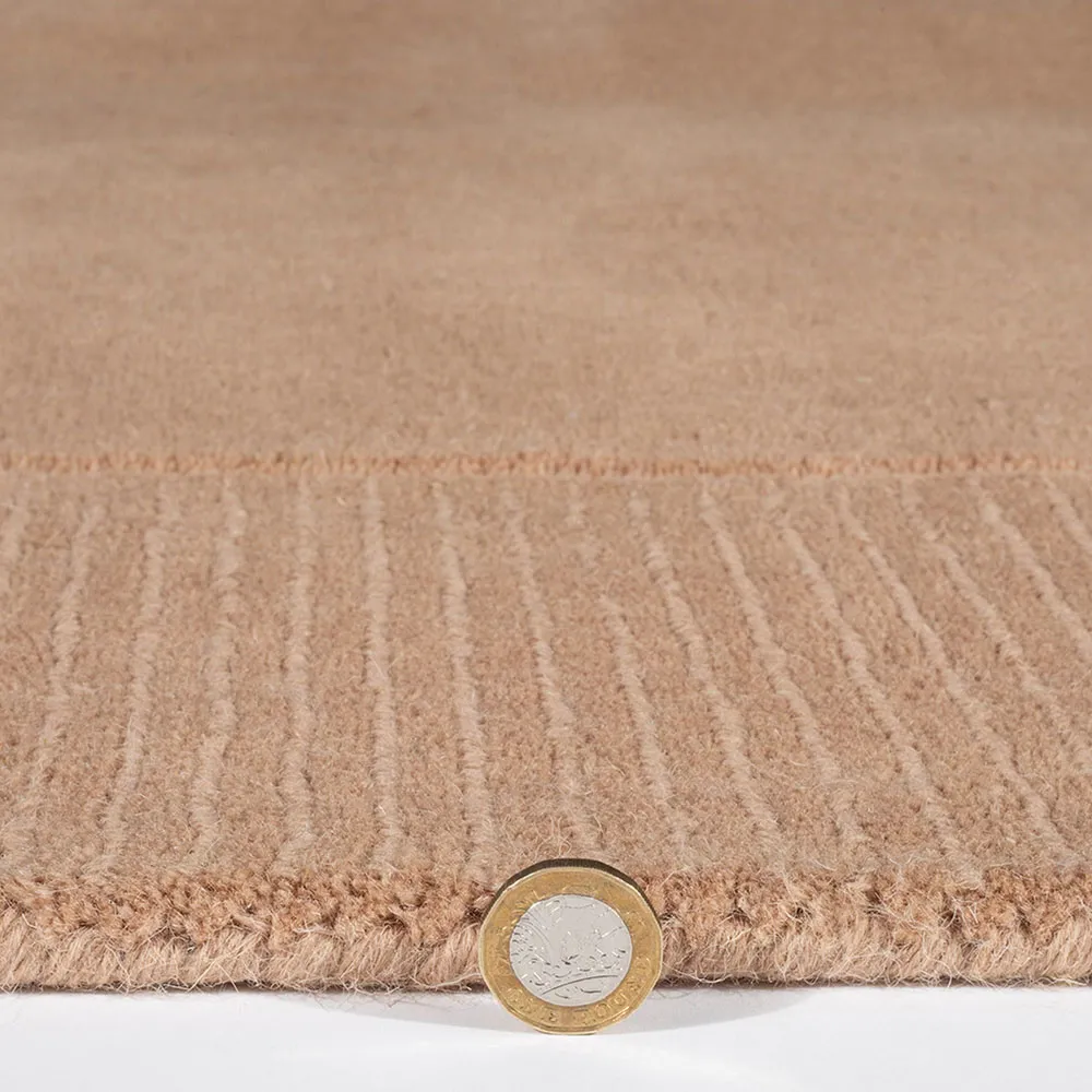 Esme Wool Rug 80x150cm - Taupe