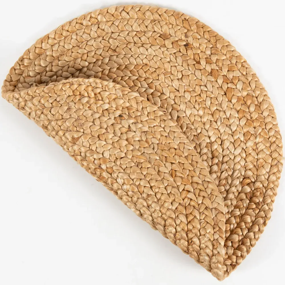 Heaton Round Jute Rug - Cream