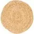 Heaton Round Jute Rug - Cream