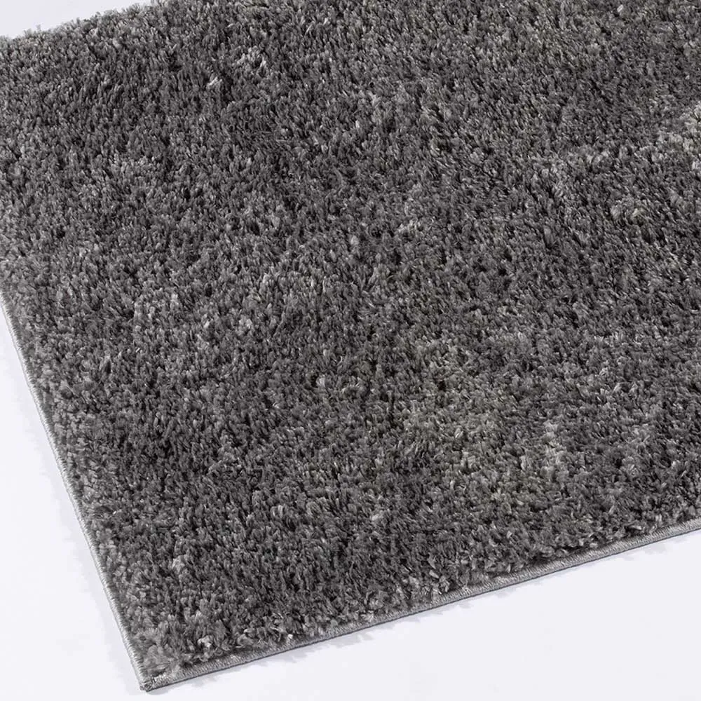 Larissa Shaggy Rug - Charcoal, Polypropylene