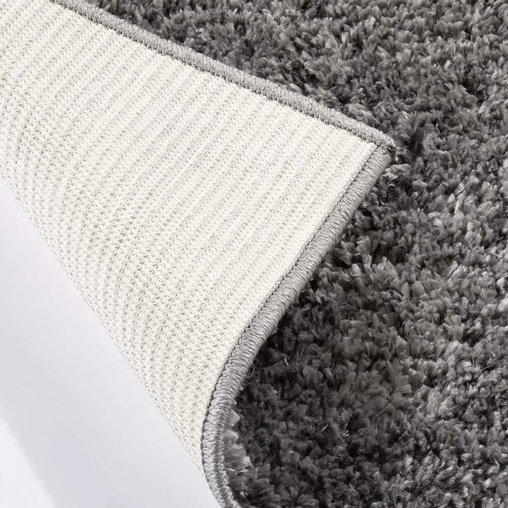 Larissa Shaggy Rug - Charcoal, Polypropylene