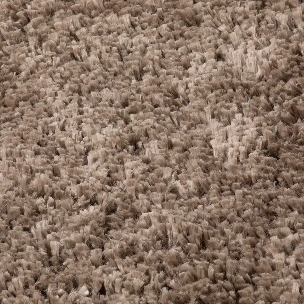 Larissa Shaggy Rug - Chocolate, Polypropylene