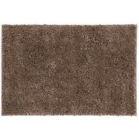 Larissa Shaggy Rug - Chocolate, Polypropylene