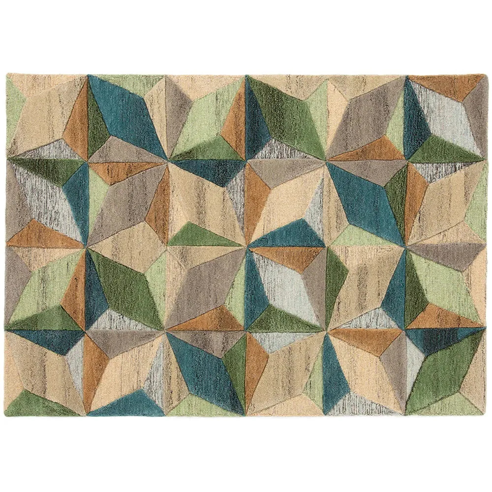 Lilianna Embossed Wool Rug - Multi