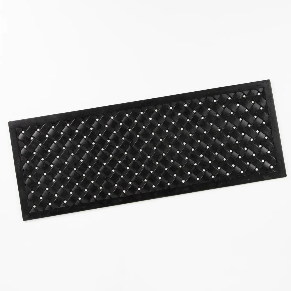 Mud Stopper Rubber Doormat - Reddish Black