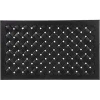 Mud Stopper Rubber Doormat - Reddish Black