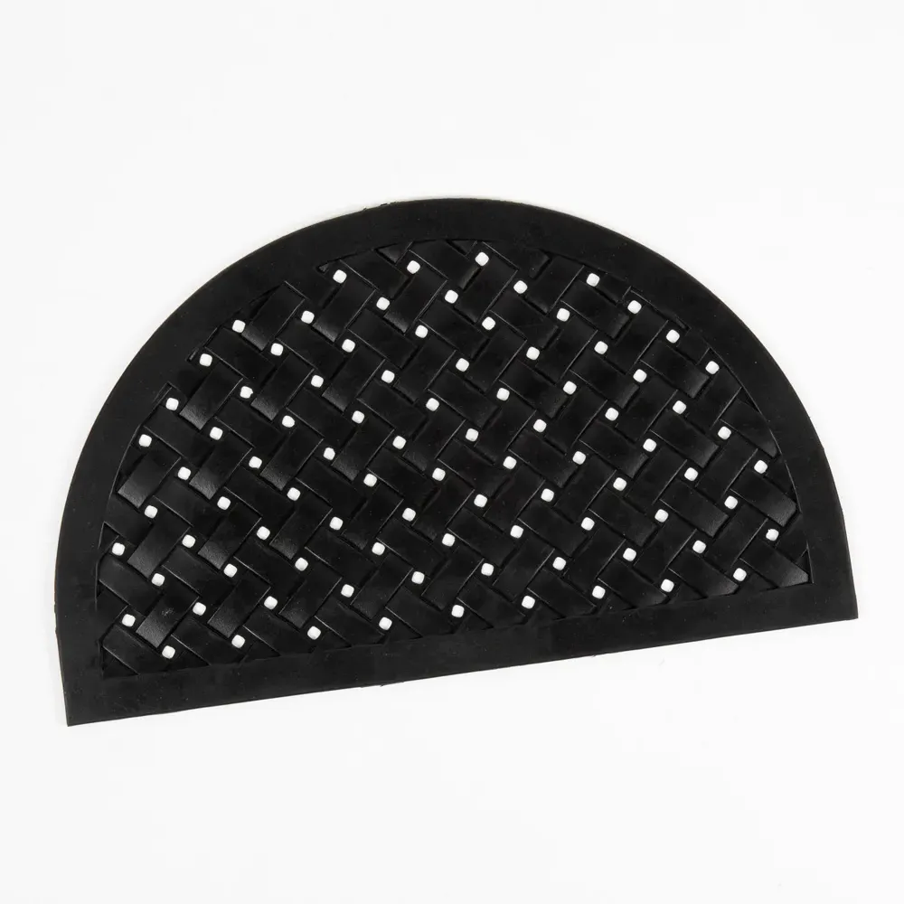 Mud Stopper Rubber Doormat - Reddish Black