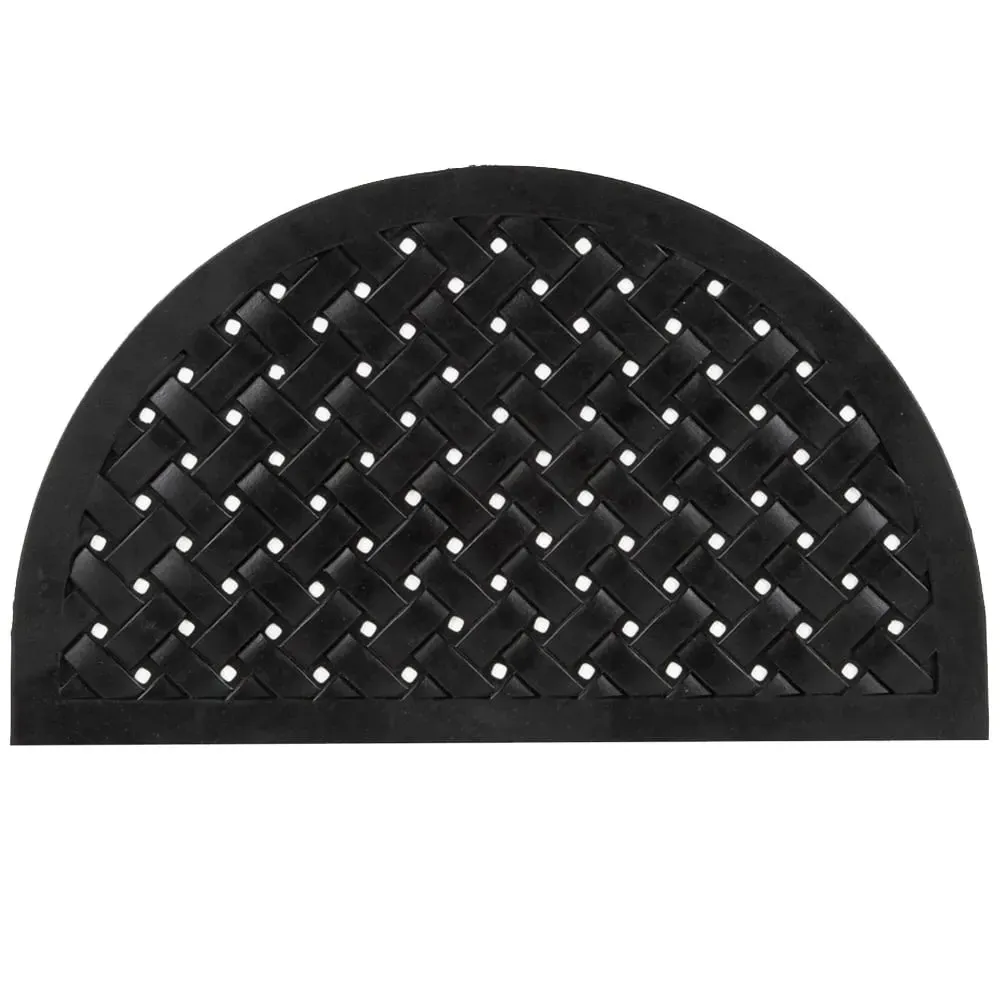 Mud Stopper Rubber Doormat - Reddish Black image