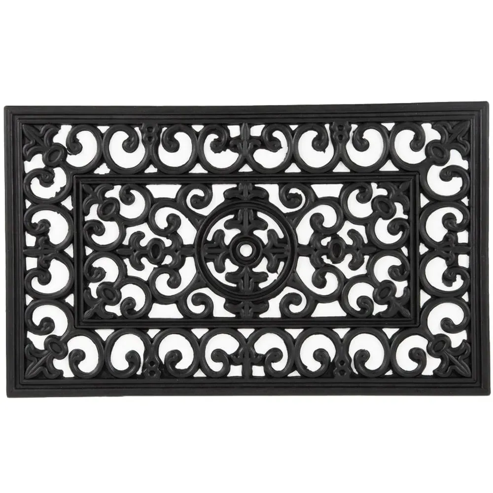 Radcliffe Rubber Doormat - Black image
